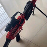赟娅M249大菠萝电动连发加特林玩具枪MG3软弹枪儿童男孩轻重机关枪 M249【高配红】30弹壳+90软弹 61六一儿童节礼物男孩 实拍图