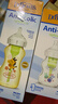 布朗博士防胀气奶瓶新生儿专用(0-3月玻璃150ml+3-6月PPSU270ml)萌兔金龙 实拍图