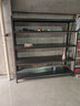 货架置物架家用仓储超强多层落地置物架厨房阳台可调节收纳货物架 五层高160cm【黑色-加厚升级】 长160cm宽50cm 实拍图