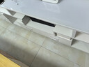 沐瑾宁电视柜茶几组合可伸缩小户型简约现代客厅电视机组合柜落地套装 6抽电视柜【暖白色+白抽白玻璃】 实拍图