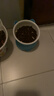 憨憨乐园猫碗陶瓷猫粮双碗斜口狗碗狗盆狗粮宠物幼猫咪吃饭食盆喝水喂食 实拍图
