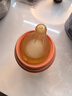 乐起偏心奶嘴仿真母乳质感新生婴儿鸭嘴吸嘴超软防胀气通用贝亲宽口径 仿母乳偏心奶嘴  M号2孔（适合3-6月）1只装 实拍图