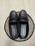 宜驰（EGCHI）女鞋子单中老年妈妈鞋子女士皮鞋乐福鞋 H7523 黑色 39 实拍图
