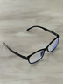 帕米澳（PAMIAO）防蓝光眼镜可配近视男女黑框眼镜近视网上配镜看手机电脑平光 双眼近视-200度 (含镜盒镜布) 实拍图