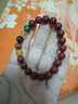 慈灵阁普陀山朱砂手串五路财神转运珠女士本命年礼物紫金砂手链女 实拍图