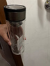 【⭐京东物流配送】高硼硅双层玻璃杯大容量泡茶杯水杯子茶水分离 【双层加厚】茶杯 350ml 1只 实拍图