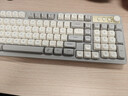 前行者V1蓝牙无线键盘鼠标套装机械手感静音三模男女生办公高颜值键鼠便携电脑笔记本平板iPad手机通用 奶油灰Pro-三模键盘【无线/蓝牙/有线】 实拍图