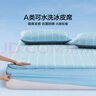 LOVO罗莱 A类冰丝席凉席床笠双人三件套蓝色150*200*30【可机洗】 实拍图