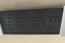 舒享嵌入式插座桌面插座嵌入式插排岛台桌面书桌餐桌隐藏插座滑盖嵌入式排插 实拍图