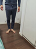 猫人（MiiOW）保暖内衣男士加厚加驼绒发热冬季7A抑菌防螨打底秋衣秋裤套装 【驼绒蚕丝+7A抑菌防螨】深海蓝 XL 【建议重120-140斤】 实拍图