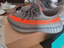 Chul taek满天星350椰子鞋男鞋秋季透气新款网面情侣款莆田休闲运动鞋子男 灰橙条：（真爆高版本） 42 实拍图