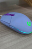罗技（G）G102 有线游戏鼠标 淡紫色 RGB灯效 轻量化设计 吃鸡鼠标 赛博朋克 200-8000DPI 实拍图