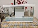 喜高超白玻璃鱼缸智能鱼缸免换水小型客厅水族箱一体式过滤氧气鱼缸 白-鱼缸+加热棒 380*210*245mm 实拍图