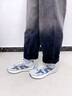 回力男鞋运动鞋男款百搭鞋子男休闲板鞋潮流小白鞋秋季软底跑步老爹鞋 米蓝色 | 四季款 42 (260mm) 标准尺码，正常拍 实拍图