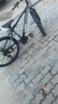 EG7山地自行车成人学生变速越野单车双减震赛车26寸青少年男女 辐条【加厚防滑轮-更安全】黑白 26寸21速【适合：160-180CM】 实拍图