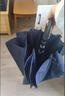 天堂 加大雨伞长柄 半自动超大10骨加固商务伞  夜空蓝  实拍图