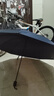 加固折叠雨伞手动结实耐用黑胶晴雨伞两用遮阳防晒学生雨伞 藏青-加大号110cm黑胶防晒款 10骨 实拍图