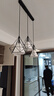 雷士（NVC） 餐厅灯 北欧灯具 铁艺吧台餐吊灯 工业风现代简约创意灯具餐厅灯 北欧3头餐吊灯【带5瓦白光光源】 实拍图