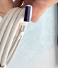 华为 5A数据线 USB Type-A 转 USB Type-C（白色） 1米 AP71  实拍图