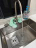 悍高（HIGOLD） 厨房水槽304不锈钢手工压纹大单槽家用台下洗菜盆家用洗碗槽水池 68×43抽拉龙头 实拍图
