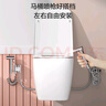 九牧（JOMOO）喷枪套装卫生间马桶伴侣增压喷水枪厕所一进二出带马桶止逆阀角阀 双把双控喷枪套装74095 实拍图