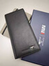 七匹狼（SEPTWOLVES）钱包男士长款超薄真皮钱夹拉链款生日礼物高端实用头层牛皮夹爸爸 超薄黑金属狼标3A3071032-01 实拍图