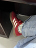 adidas「T头鞋」VL COURT复古休闲板鞋德训鞋男女阿迪达斯轻运动 浅猩红/暖香草色/黄色   37 实拍图