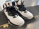 乔丹高帮篮球鞋男鞋运动鞋2025秋冬季新款青少年专业实战耐磨防滑球鞋 白色/黑色 42 实拍图
