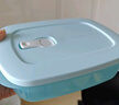 特百惠（Tupperware）长方饭盒1L可微波加热学生上班族午餐饭盒便携密封便当盒 马卡蓝 实拍图