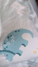 水星儿童（MERCURY Kids）幼儿园全棉抗菌床褥罩(湖水绿/远古龙)60cm×135cm 婴幼儿A类 实拍图
