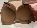 ubras虞书欣同款无尺码透气轻纱小胸显大无钢圈聚拢文胸罩内衣女 胡桃木(美拉德色) 均码 mini版(80-100斤)A-C杯 实拍图