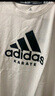 阿迪达斯男装夏季透气舒适休闲运动宽松半袖上衣短袖ADICTK-WB 3XL  白黑  实拍图