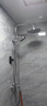 九牧王世家全铜淋浴花洒套装家用卫浴室淋雨恒温数显增压喷头莲蓬卫生间花洒 银色-促销四档圆喷【送置物架】 实拍图