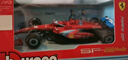 比美高 f1车模赛车法拉利SF24勒克莱尔16号2024迈阿密站仿真合金模型 实拍图
