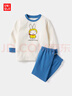 优衣库婴幼儿宝宝绘本合作系列睡衣长袖起居服套装25秋新款478466 64 湖蓝色 90 实拍图