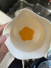 COOKSS婴儿蛋花辅食碗新生儿喂水喂奶训练吃饭硅胶吸盘碗宝宝餐盘 实拍图