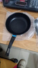 【亏本清仓】韩式麦饭石色不粘锅平底锅铁锅电磁炉不带盖 黑色小煎锅 16cm 实拍图