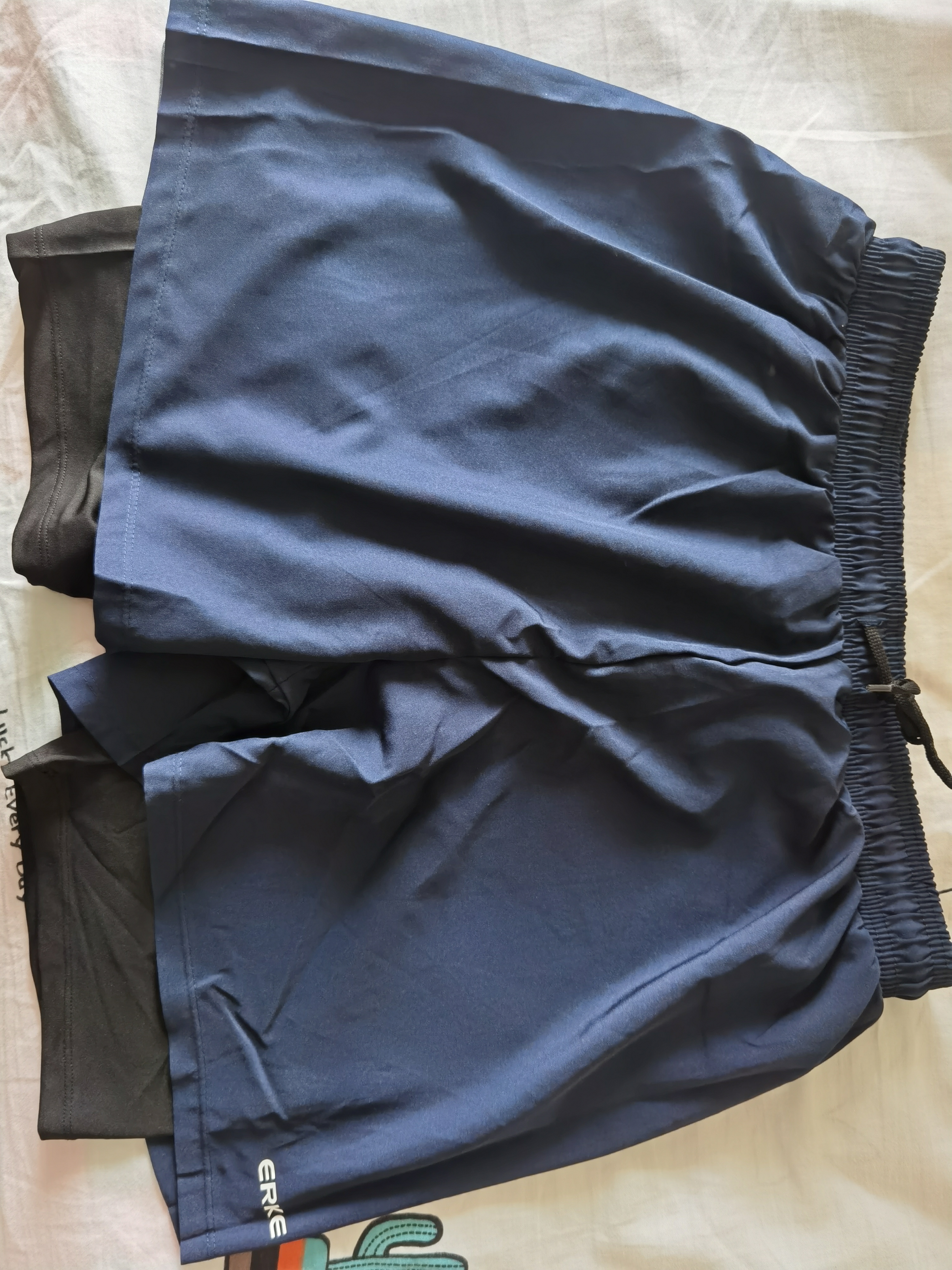 鸿星尔克（ERKE）男士分体泳衣泳裤套装短袖防尴尬青少年学生游泳衣泡温泉泳衣男 实拍图