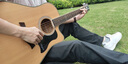 卡宴Kayza单板吉他民谣木吉它原木色吉他初学者入门guitar乐器 41英寸 原木色 KS810亮光单板面单 实拍图