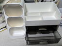 静闲居笔筒收纳盒多功能办公桌高颜值轻奢文具收纳盒桌面书桌置物架学生 桌面文具盒【奶白】 实拍图