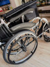 鱼跃(yuwell)手动轮椅车H061C铝合金折背免充气轻便老人残疾人 实拍图