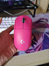 罗技（G）gpw3三代无线鼠标游戏二代升级款3代双模机械超轻鼠标生日礼物送男友 GPW三代粉+彩色防滑贴 实拍图