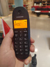 摩托罗拉（Motorola）数字无绳电话机 无线座机 子母机单机 有背光 才清晰 办公家用 来电显示 三方通话 C1001XC(黑色) 实拍图