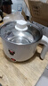 电煮锅小电锅电锅一体多功能锅宿舍用1-2人煮面锅 不锈钢内胆单锅1.4L【0.65m电源线】 实拍图