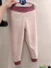 舒贝怡2条装婴儿裤子春秋款男女童宝宝高腰护肚睡裤纯棉儿童秋裤粉100CM 实拍图