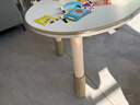 鱼跃星空花生桌可升降儿童书桌婴幼儿早教学习桌子宝宝写字桌椅套装游戏桌 米色大号【3D硅胶包边+6档调节】不含椅子 【3cm加厚桌面】 实拍图