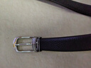 鳄鱼恤真头层牛皮女士针扣皮带百搭腰带女生日礼物送女友T1806黑色 实拍图