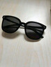 墨镜女2025新款高级感大脸显瘦太阳镜男防紫外线防晒遮阳开车眼镜 黑框黑灰片 单眼镜-无配件 实拍图