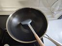 炊大皇 炒锅 304不锈钢炒菜锅煎锅 平底不粘炒锅32cm 可立可视盖不挑灶 实拍图