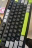 惠普（HP）K110真机械手感键盘 黑灰绿三拼色 98键配列 有线USB游戏笔记本电脑26键无冲 实拍图